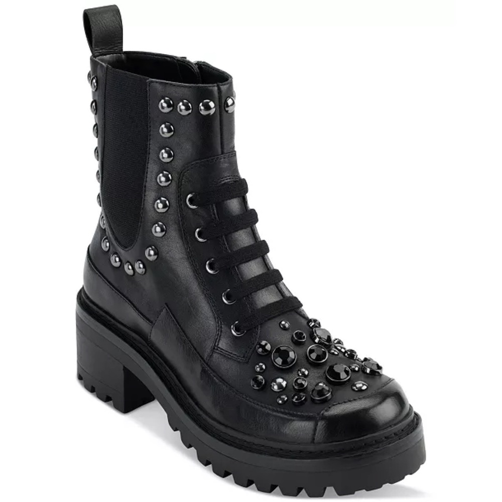 KARL LAGERFELD BRECK STUDED BOOTIE